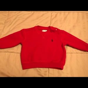 Red Ralph Lauren sweater